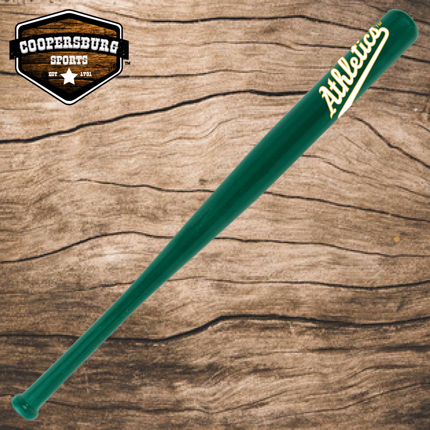 Oakland Athletics Team Logo Wood 18" Bat