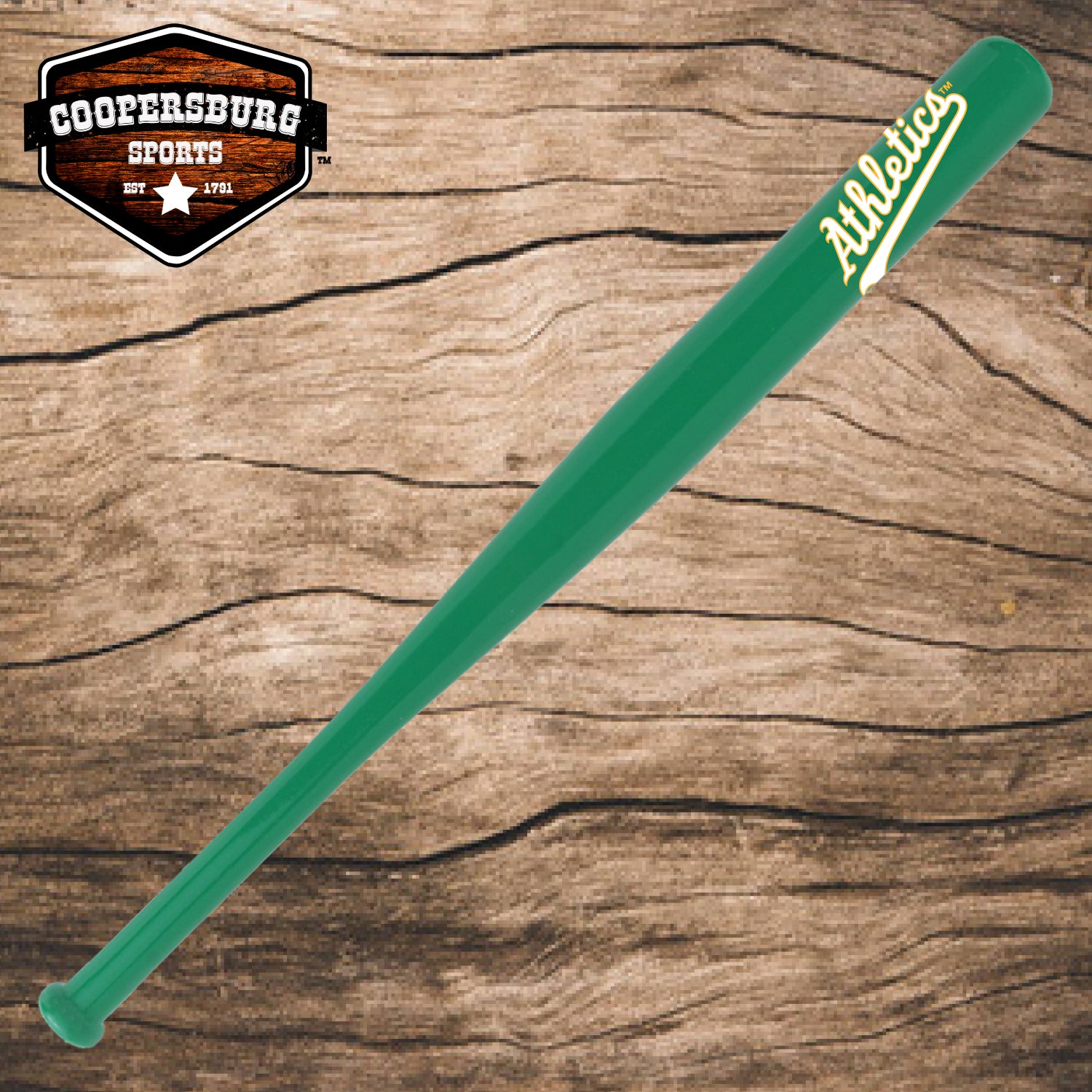Oakland Athletics Team Logo Wood 18" Bat