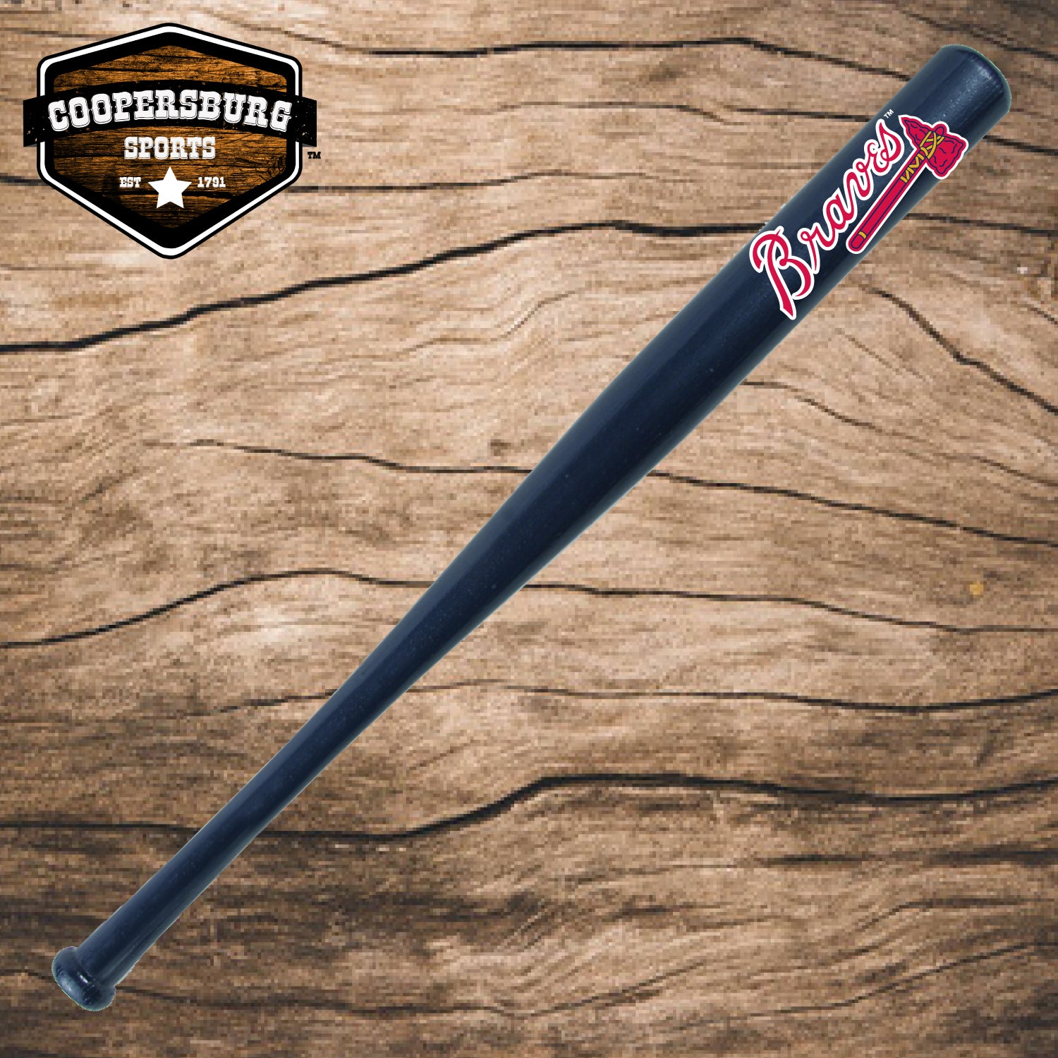 Atlanta Braves Team Logo Wood 18" Mini Bat