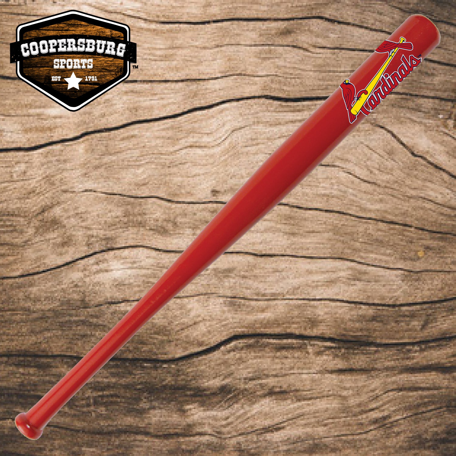 St. Louis Cardinals Team Logo Wood 18" Bat