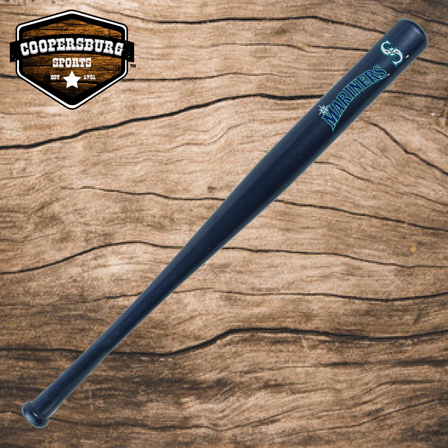 Seattle Mariners Team Logo Wood 18" Bat