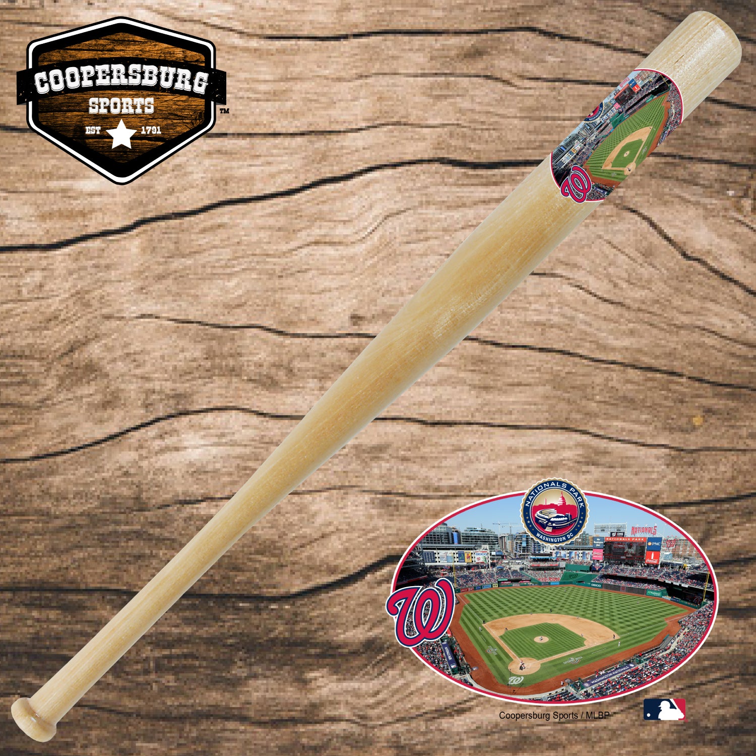 National Park "Washington Nationals" Stadium Wood 18" Bat