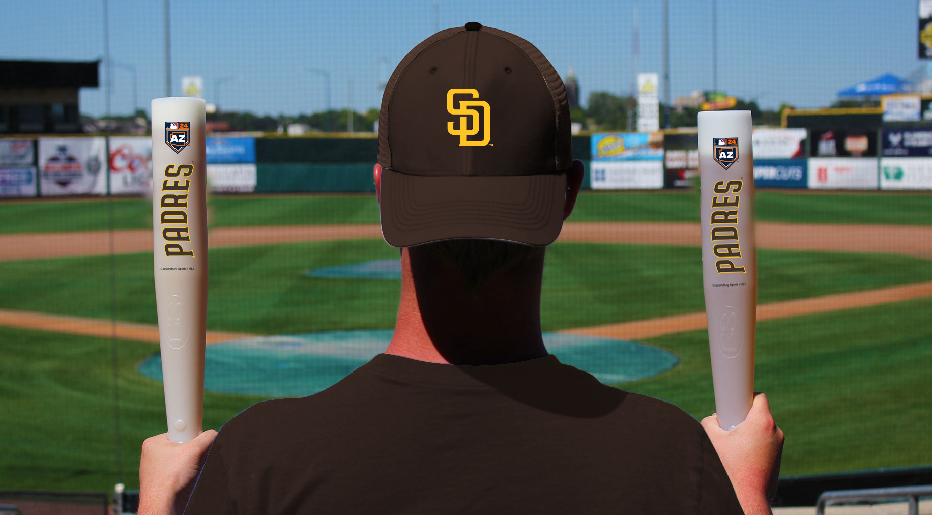 San Diego Padres Beverage Bat