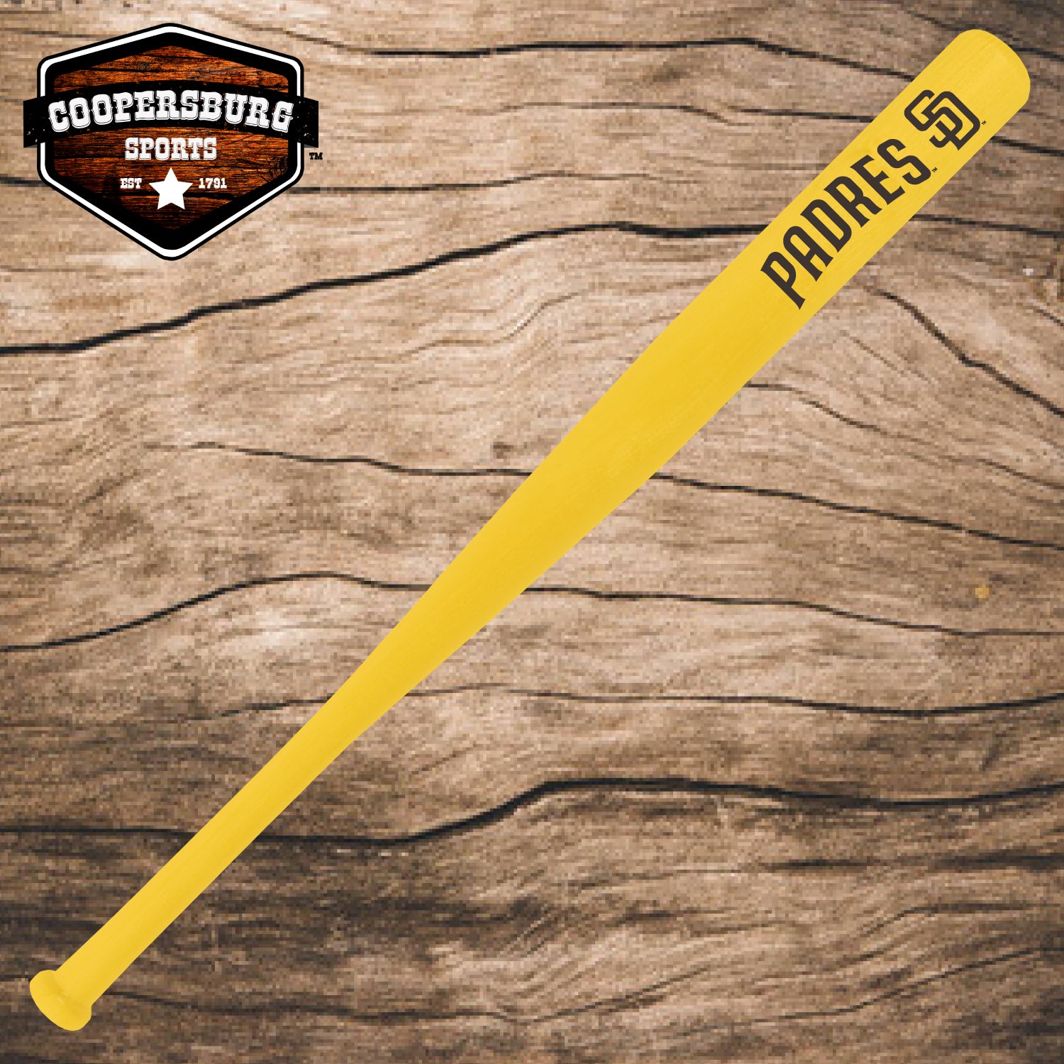 San Diego Padres Team Logo Wood 18" Bat