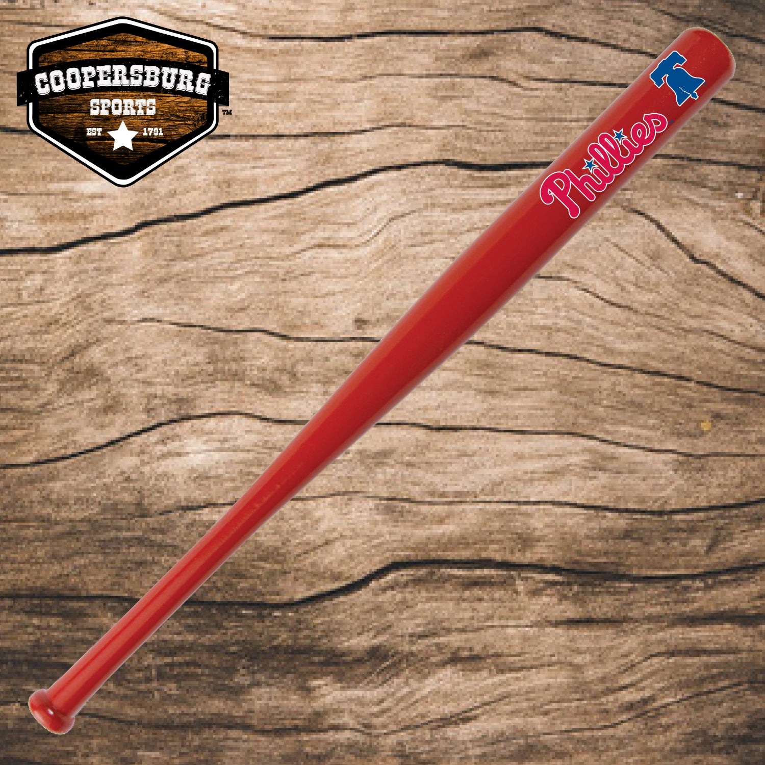 Philadelphia Phillies Team Logo Wood 18" Bat