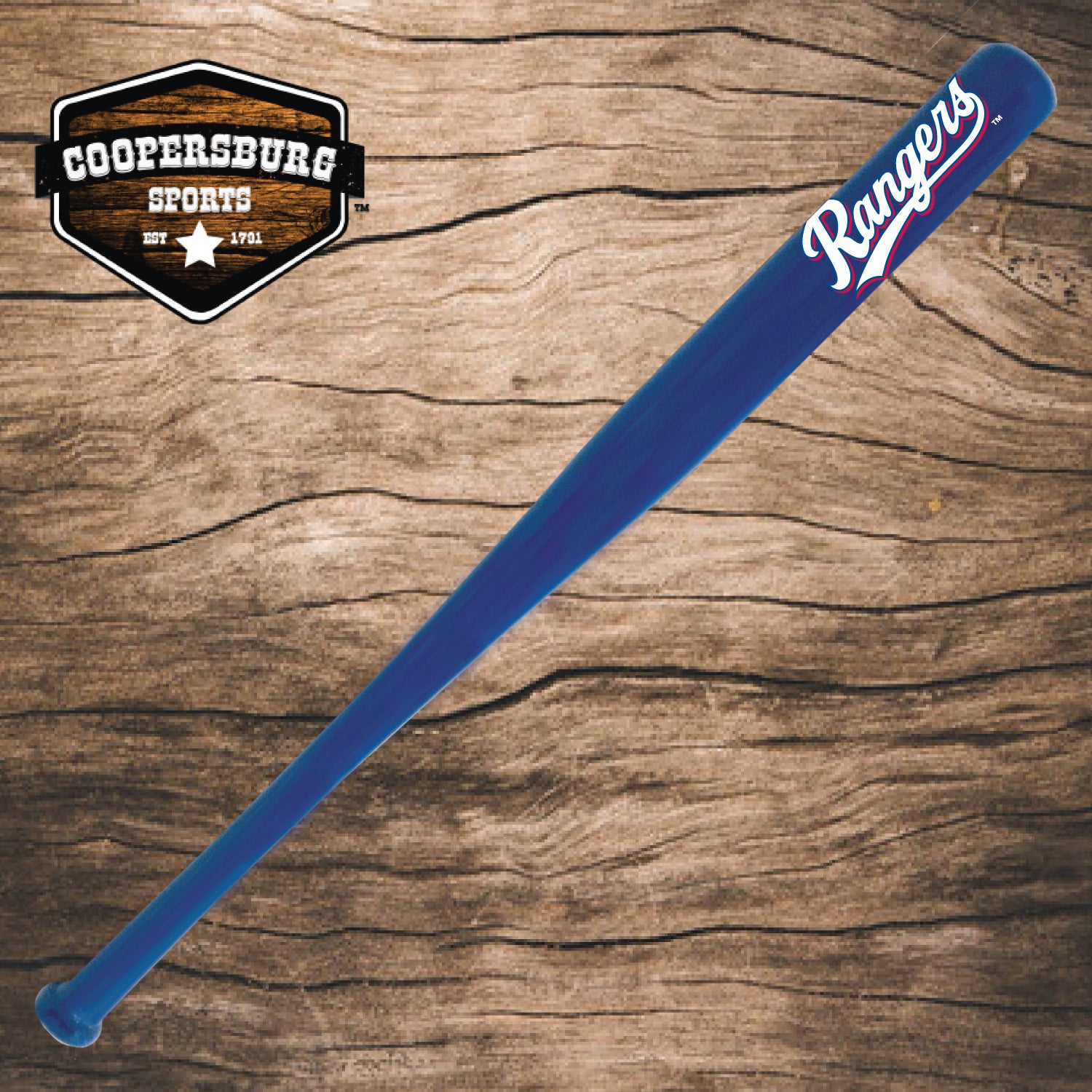 Texas Rangers Team Logo Wood 18" Bat