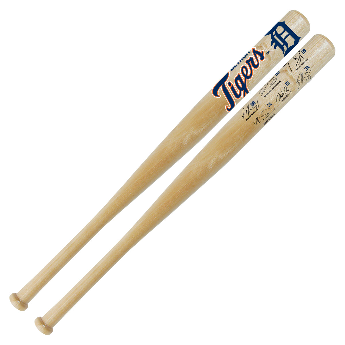 Detroit Tigers Mini Wood Bat Keychain - MLB Baseball Fan Gift