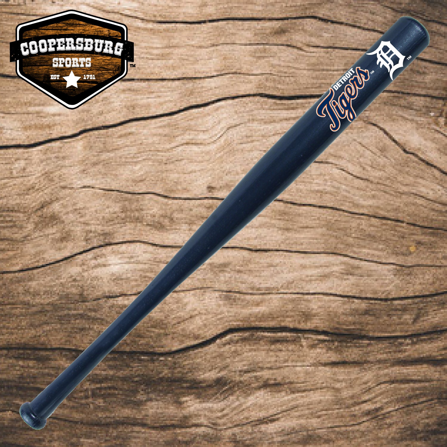 Detroit Tigers Team Logo Wood 18" Mini Bat