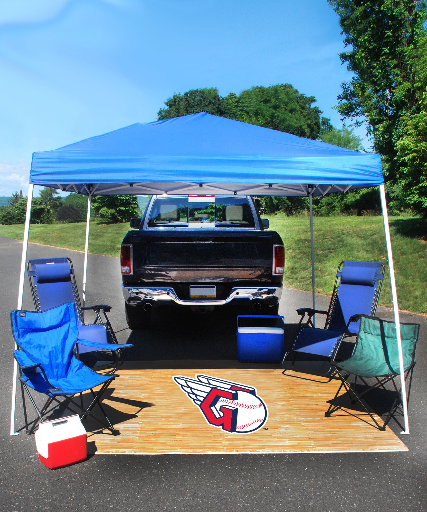 Cleveland Guardians 8'x8' Fan Floor