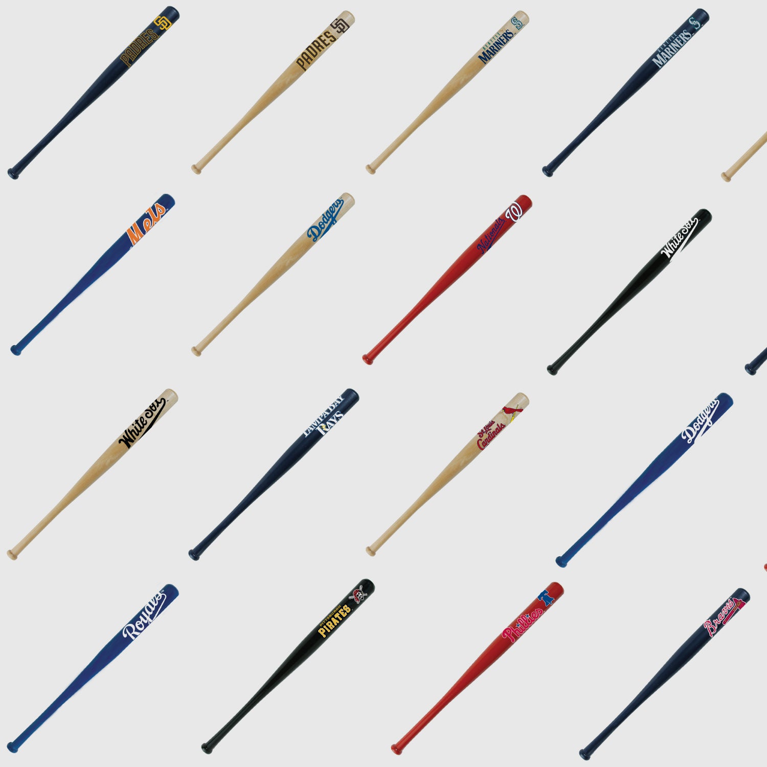 MLB Mini Team Bats