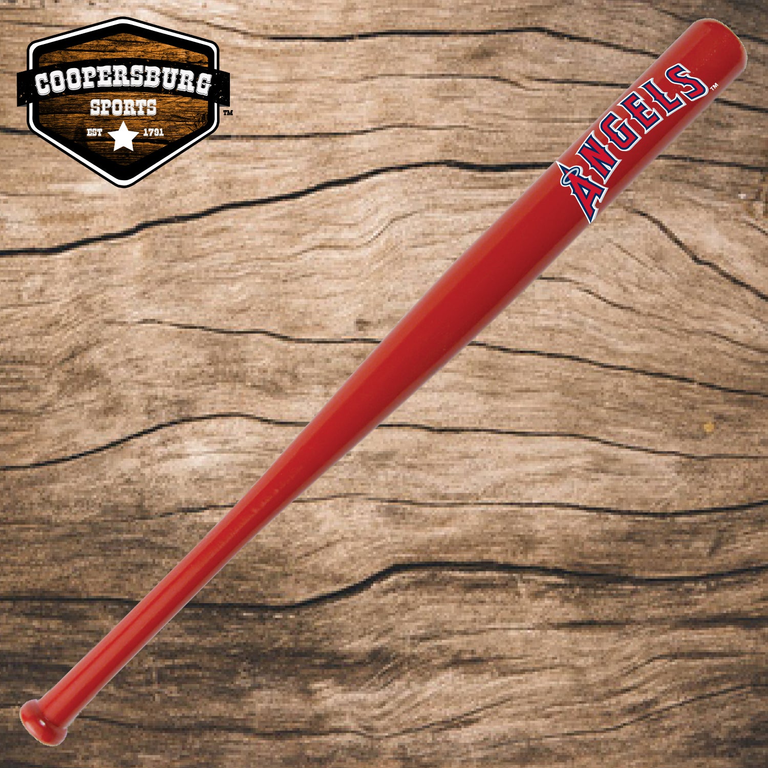 Los Angeles Angels Team Logo Wood 18 Bat – Coopersburg