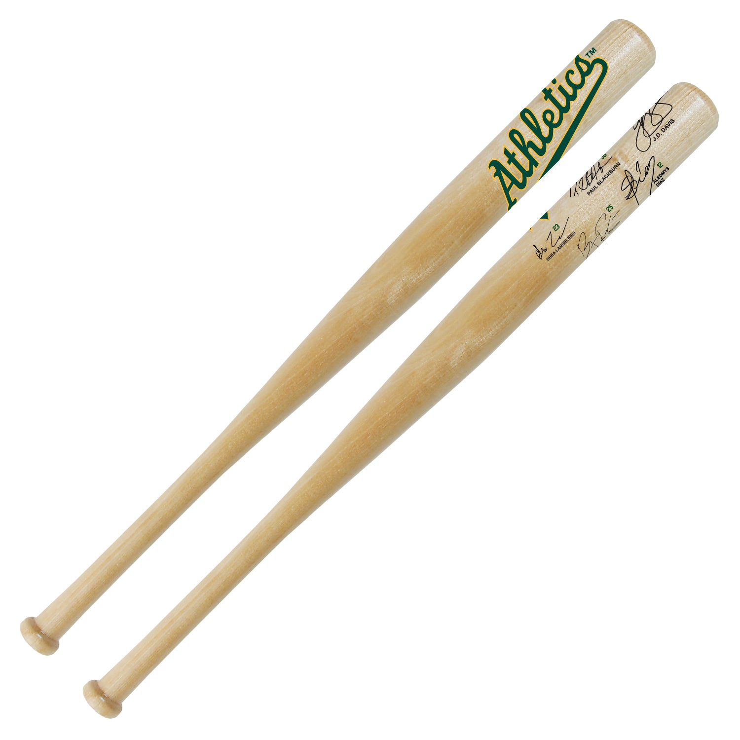 Oakland Athletics Team Signature 18" Miniature Bat