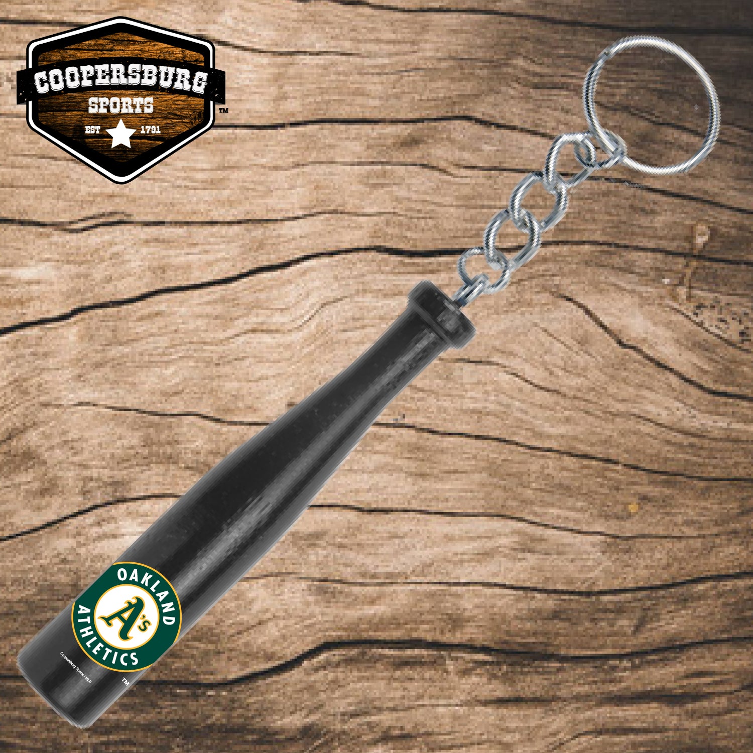 Oakland Athletics Key-Chain Bat