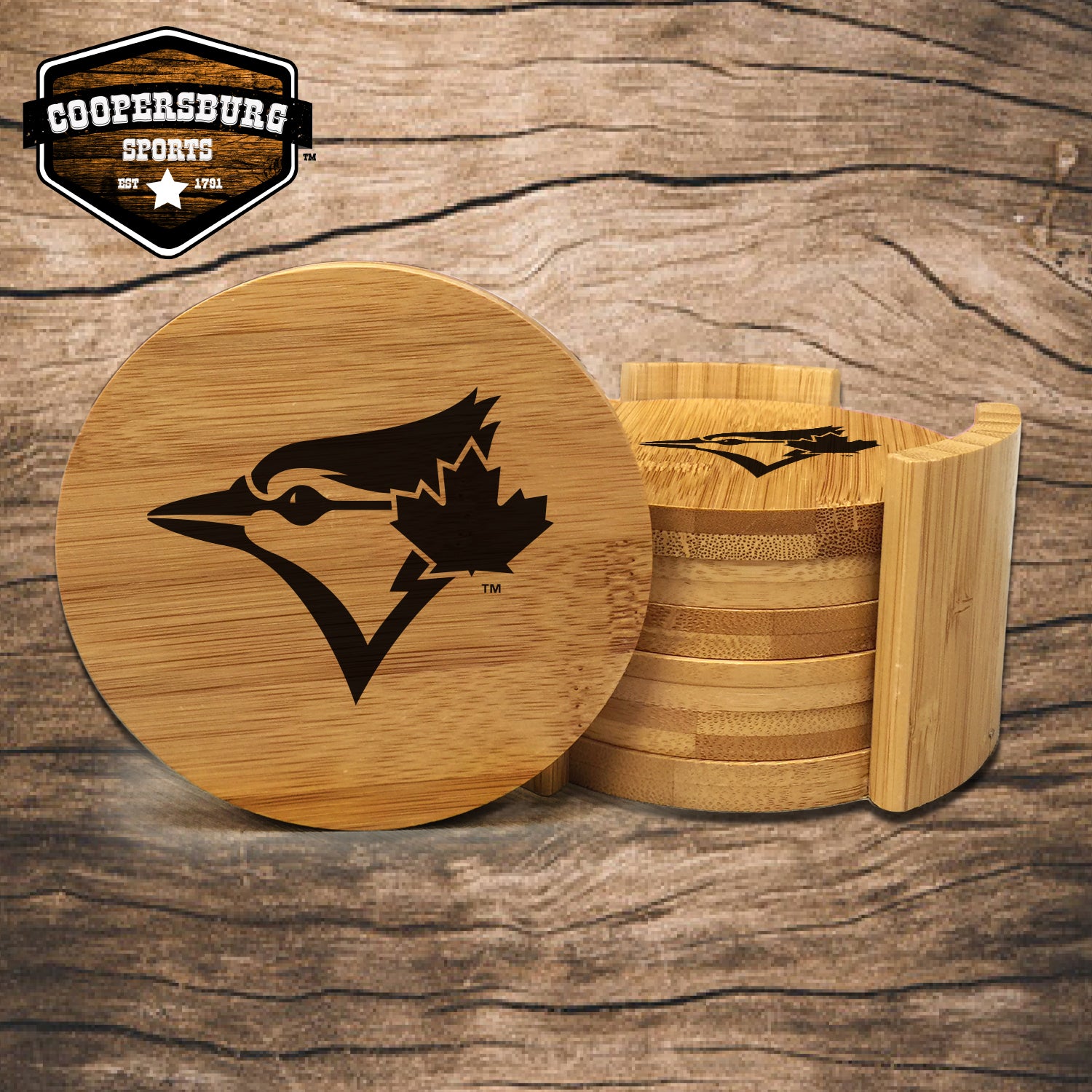 Toronto Blue Jays Bamboo Coasters