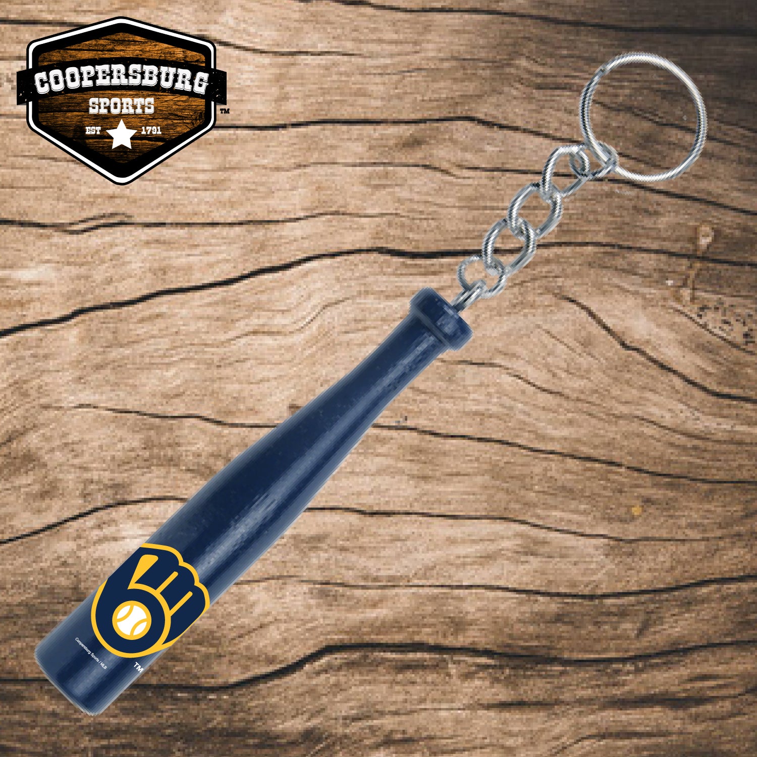 Milwaukee Brewers Key-Chain Bat