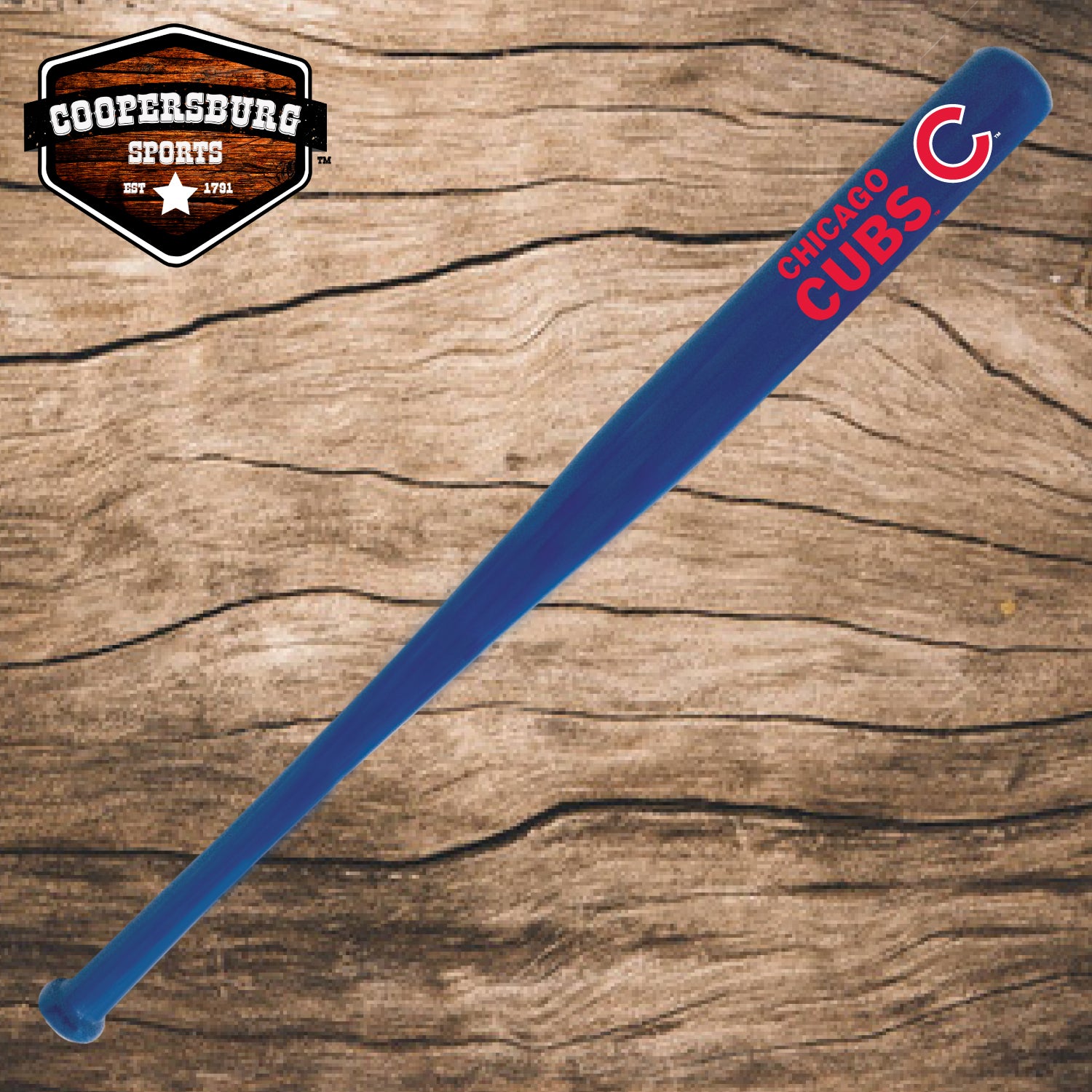 Chicago Cubs Team Logo Wood 18" Bat