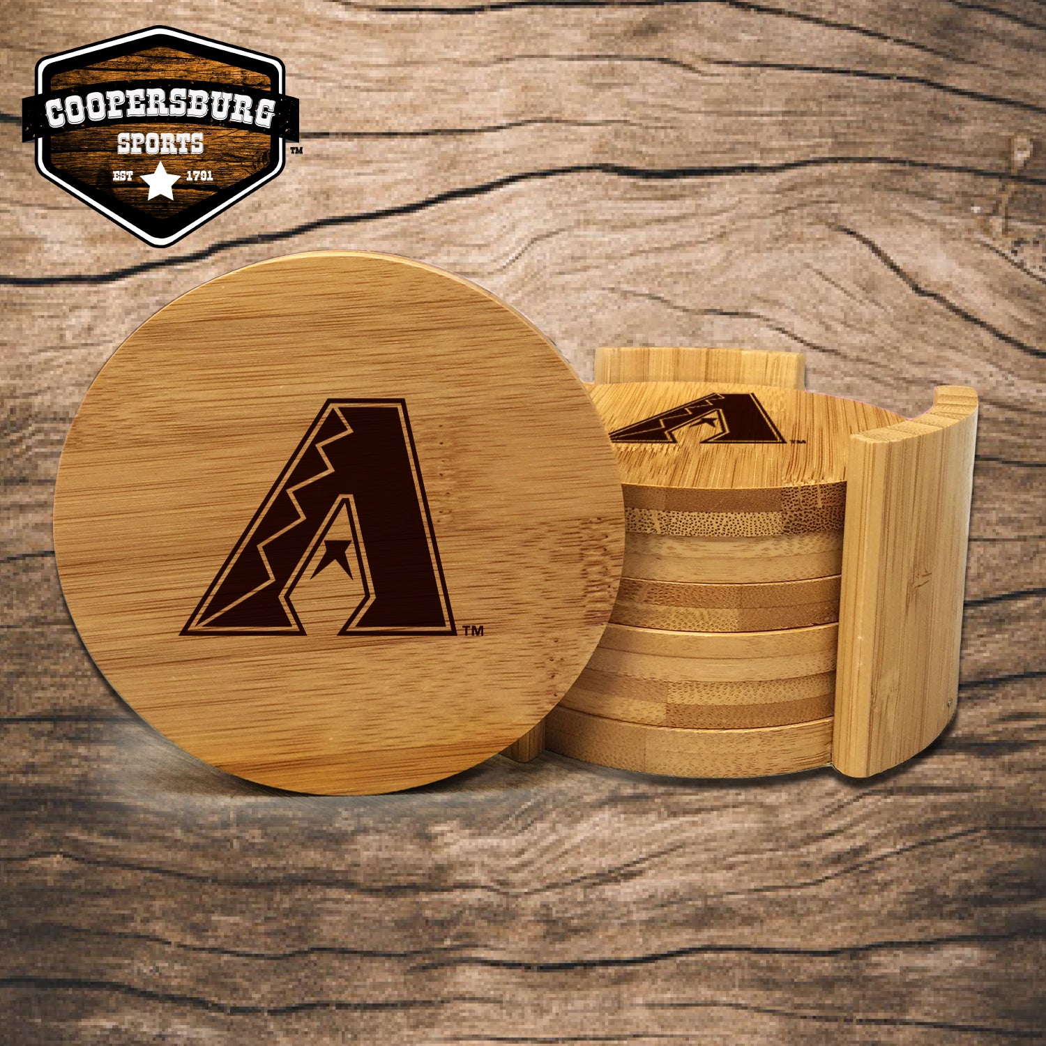Arizona Diamondbacks Bamboo Coasters