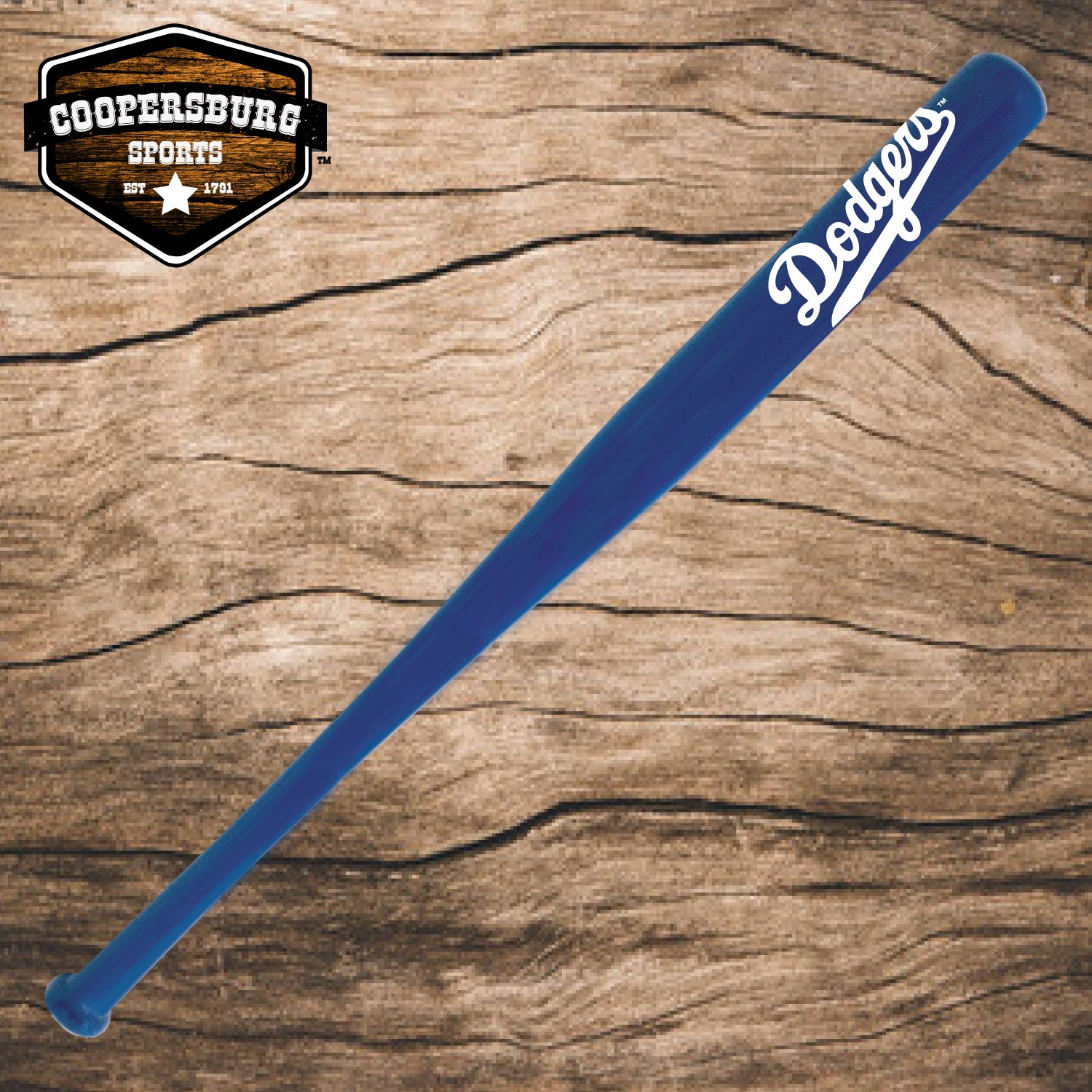 Los Angeles Dodgers Team Logo Wood 18" Bat