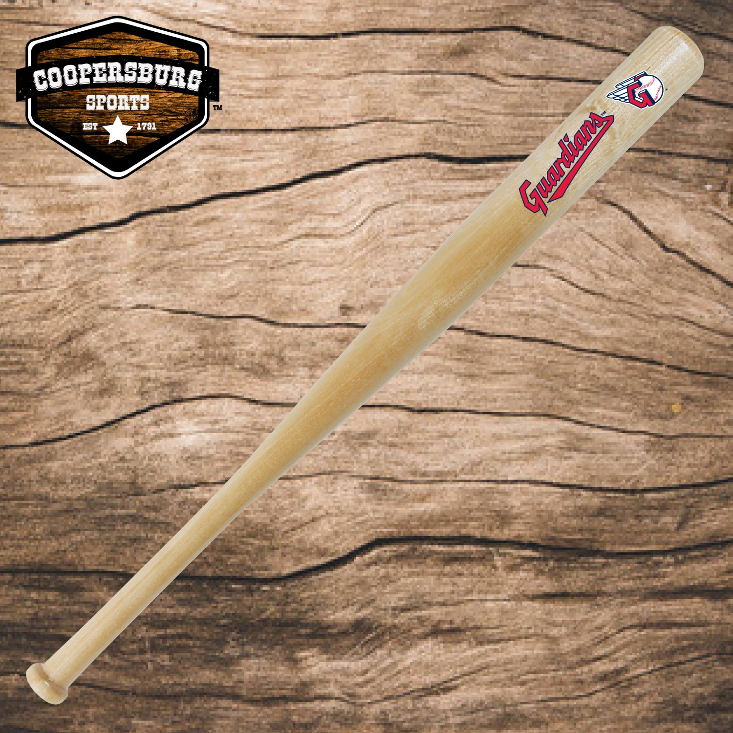 Cleveland Guardians Team Logo Wood 18" Mini Bat