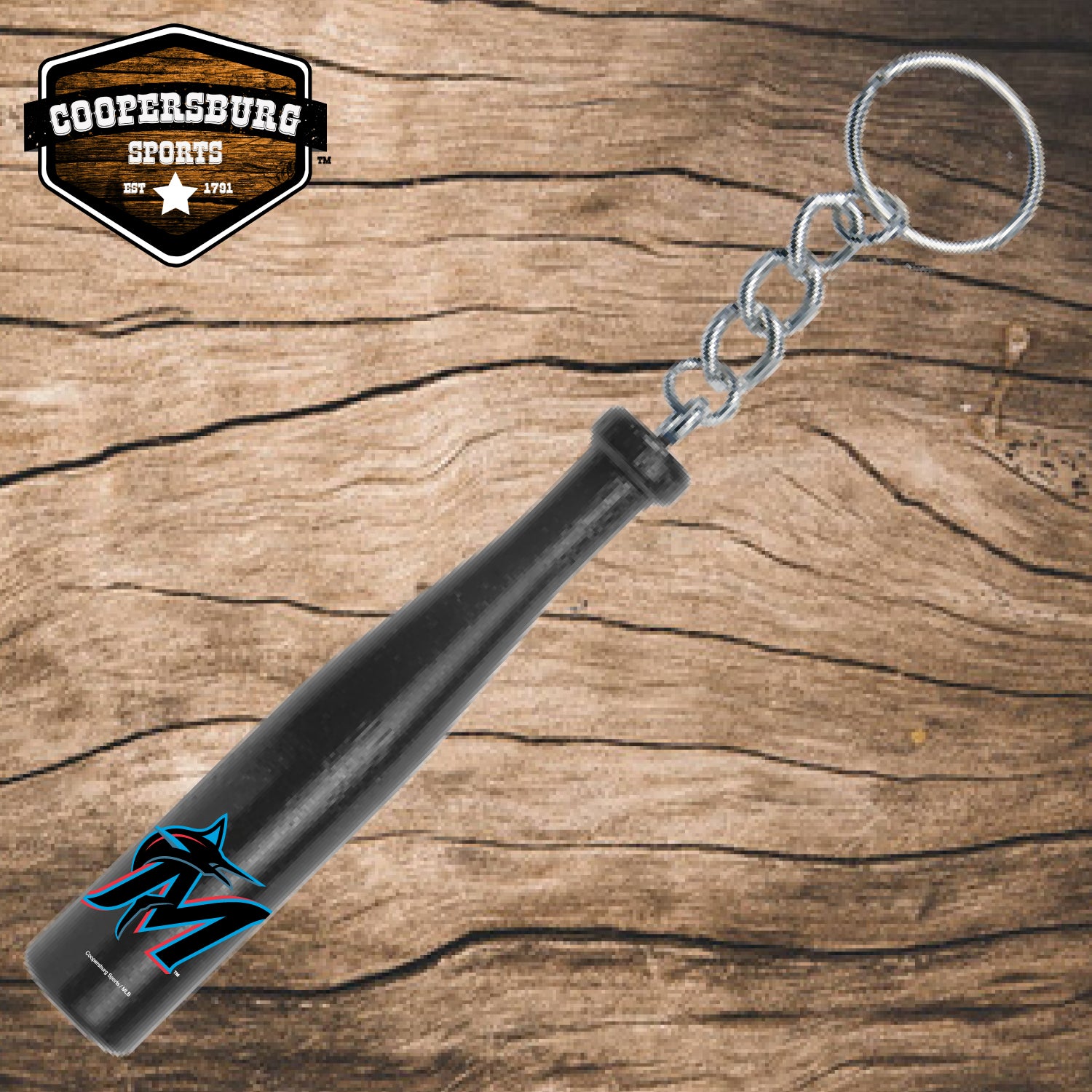 Miami Marlins Key-Chain Bat