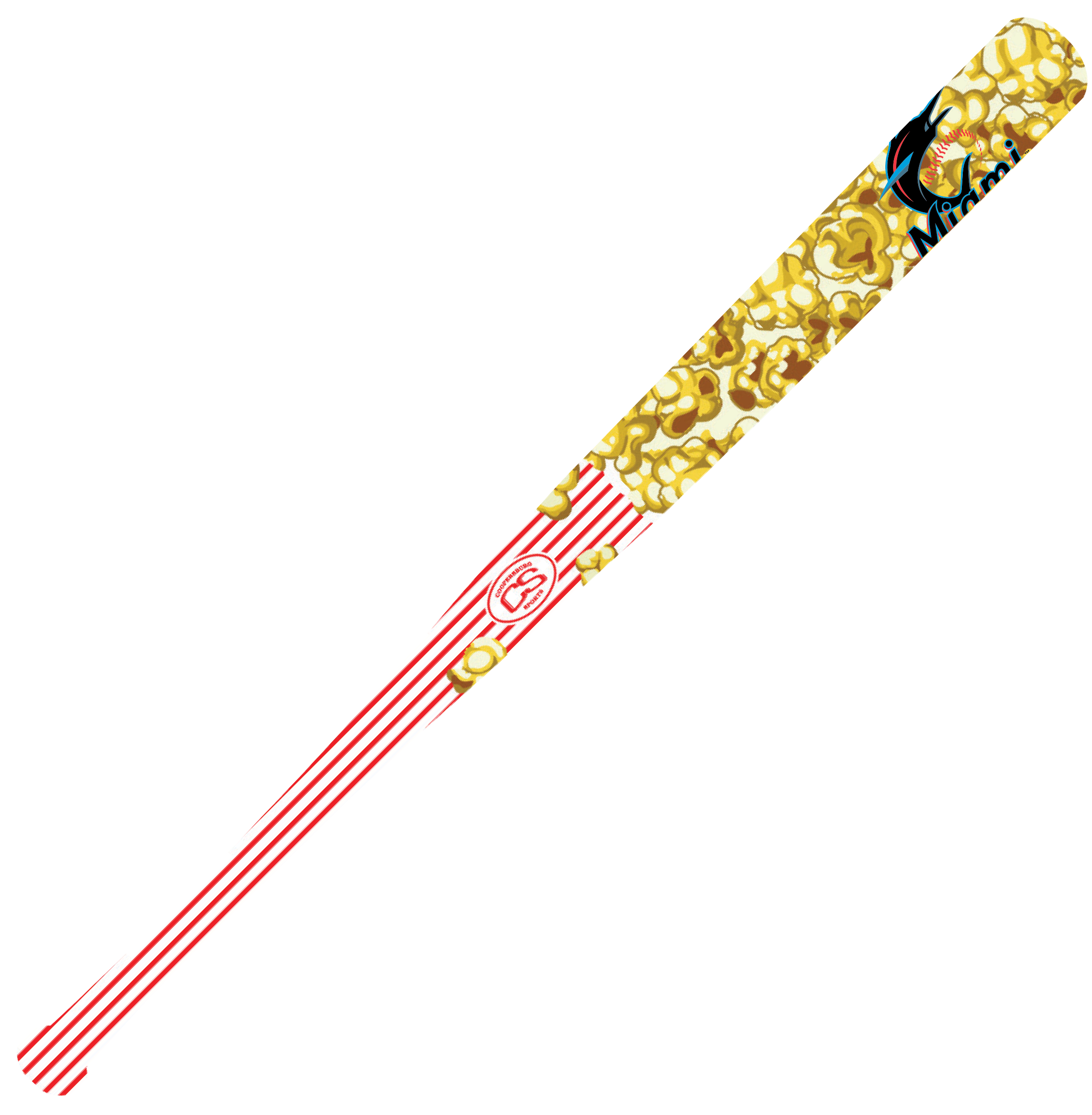 Miami Marlins 18" Mini Popcorn Bat