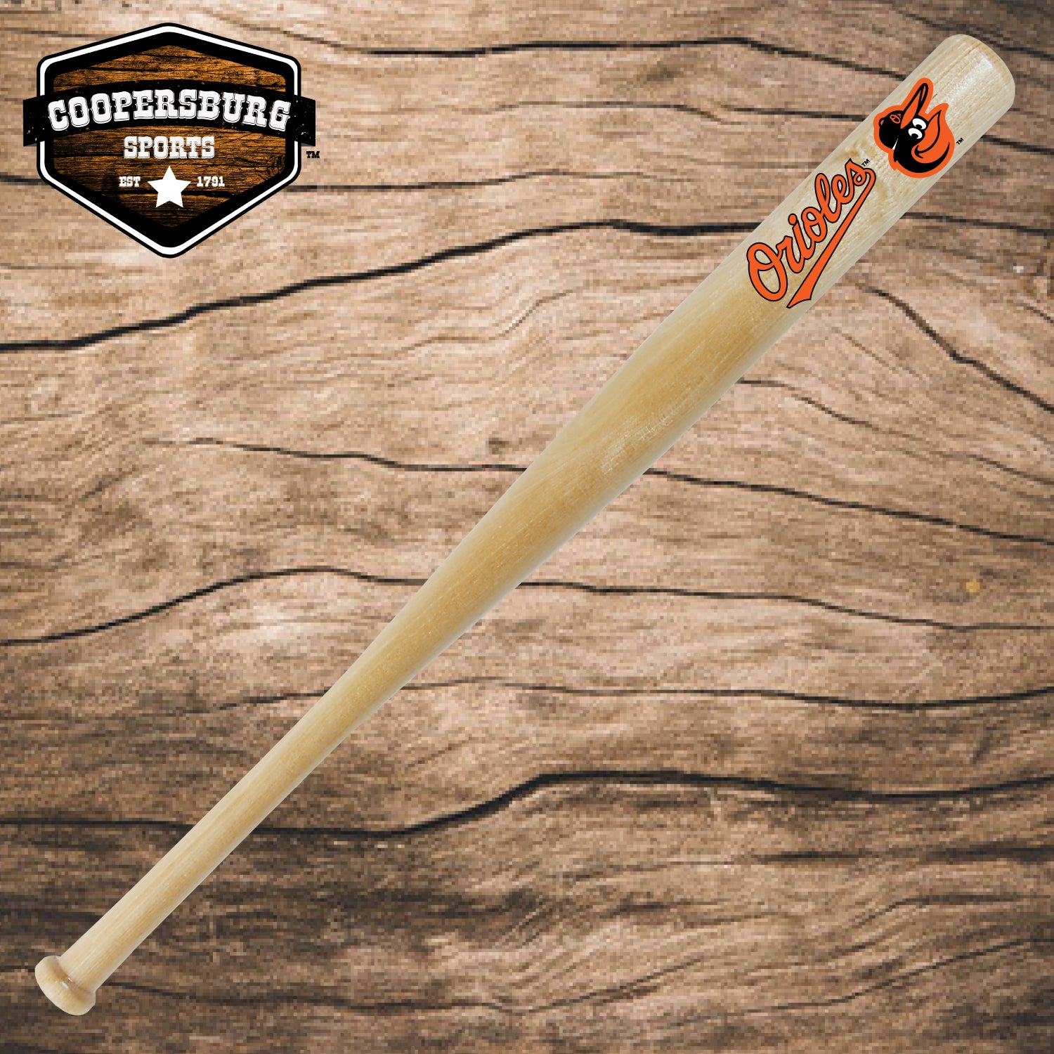 Baltimore Orioles Team Logo Wood 18" Mini Bat