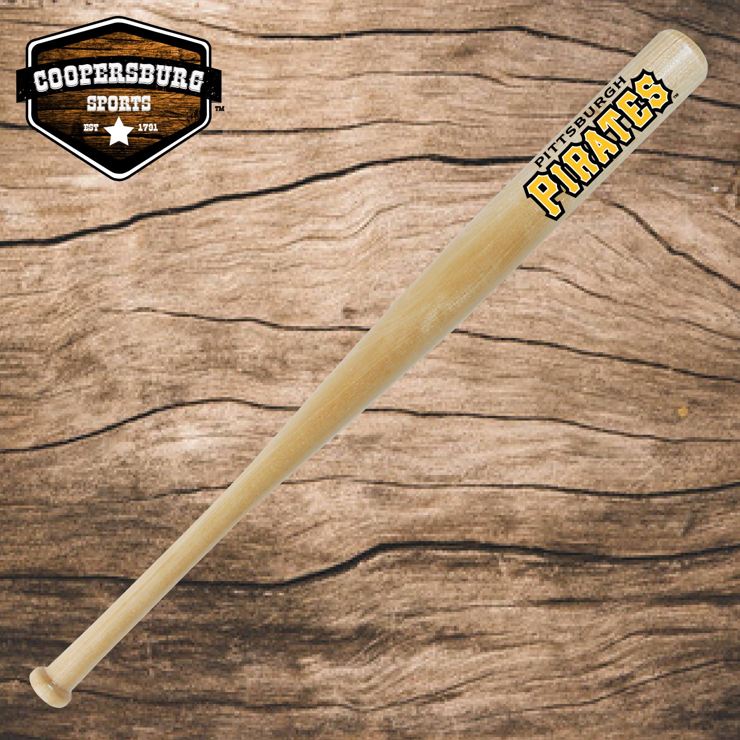 Pittsburgh Pirates Team Logo Wood 18" Bat