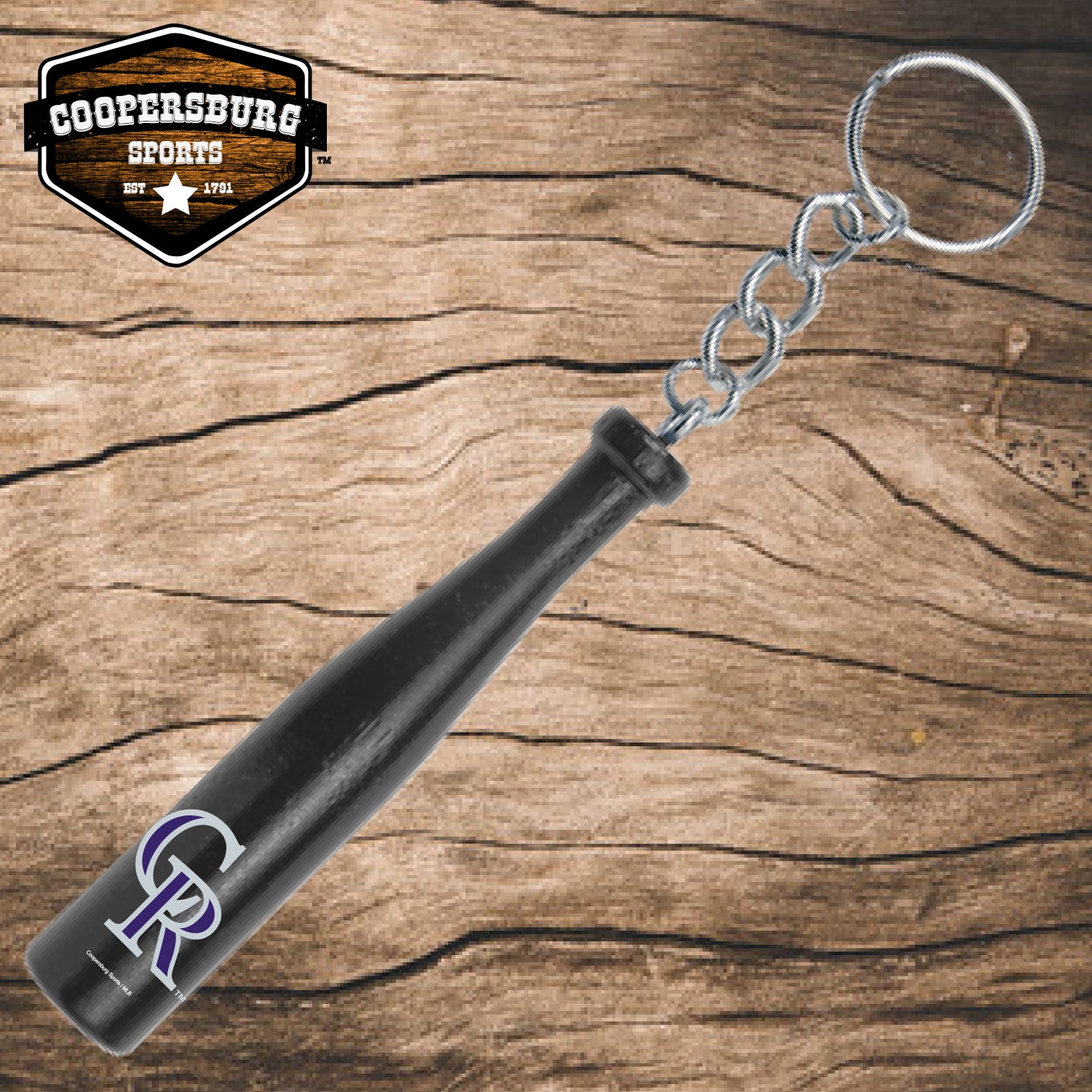 Colorado Rockies Key-Chain Bat