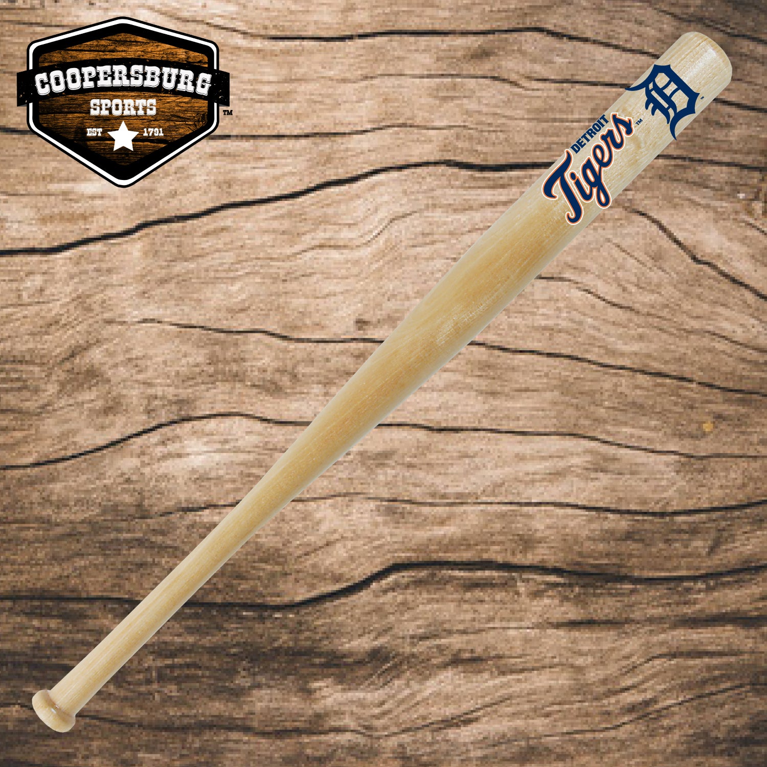 Detroit Tigers Team Logo Wood 18 Mini Bat – Coopersburg