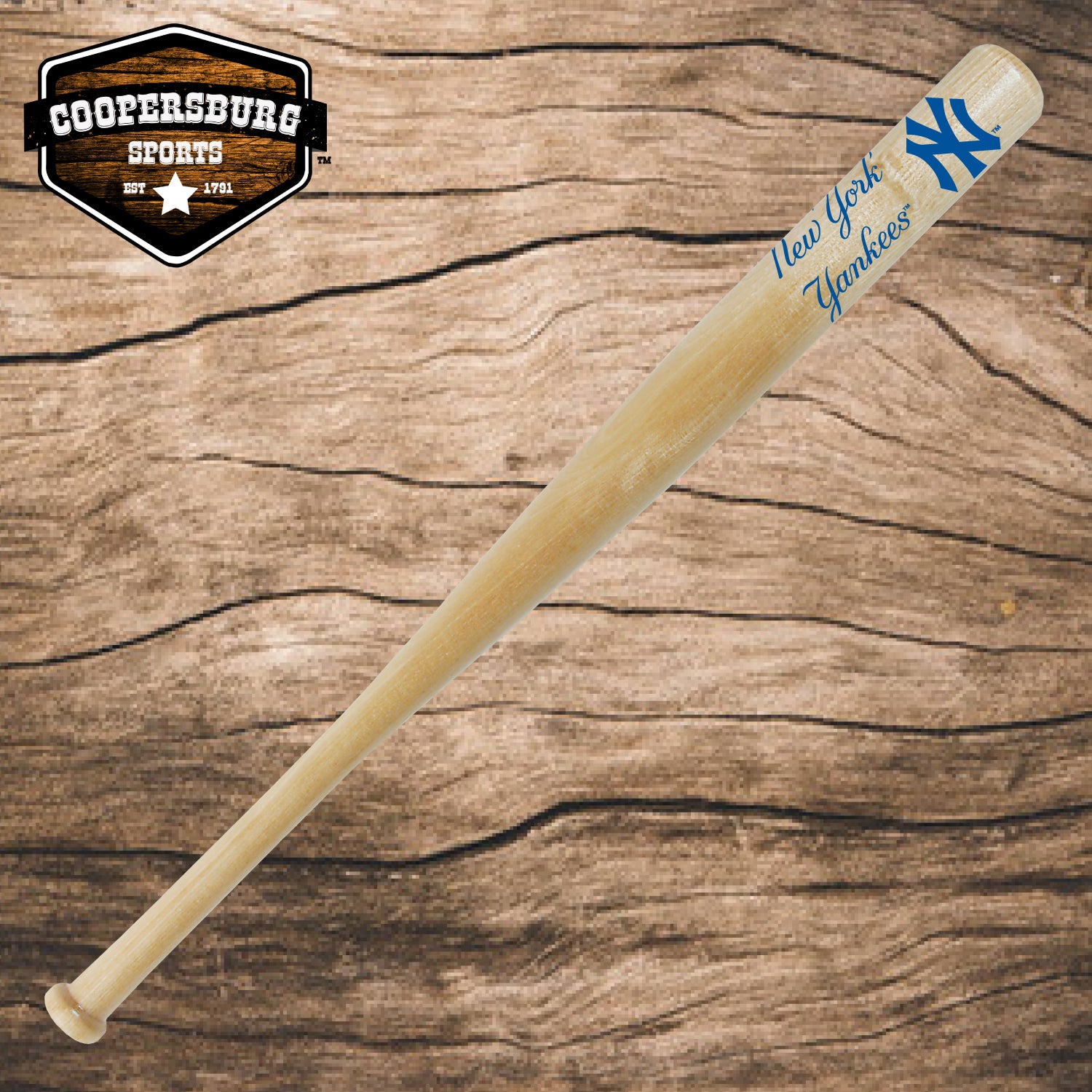 New York Yankees Team Logo Wood 18" Mini Bat