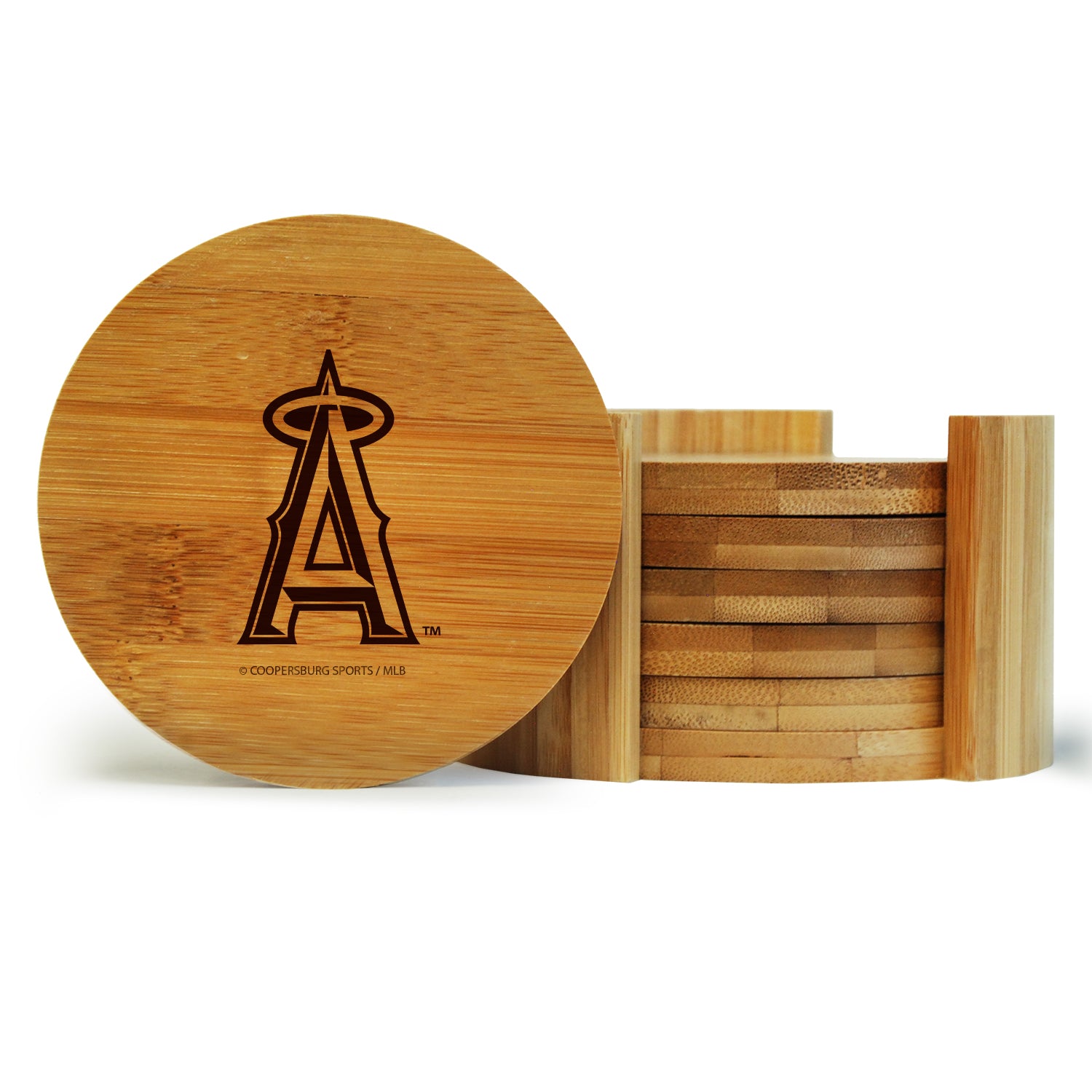 Los Angeles Angels Bamboo Coasters