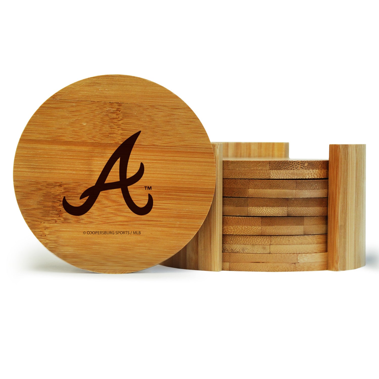 Atlanta Braves Bamboo Coasters