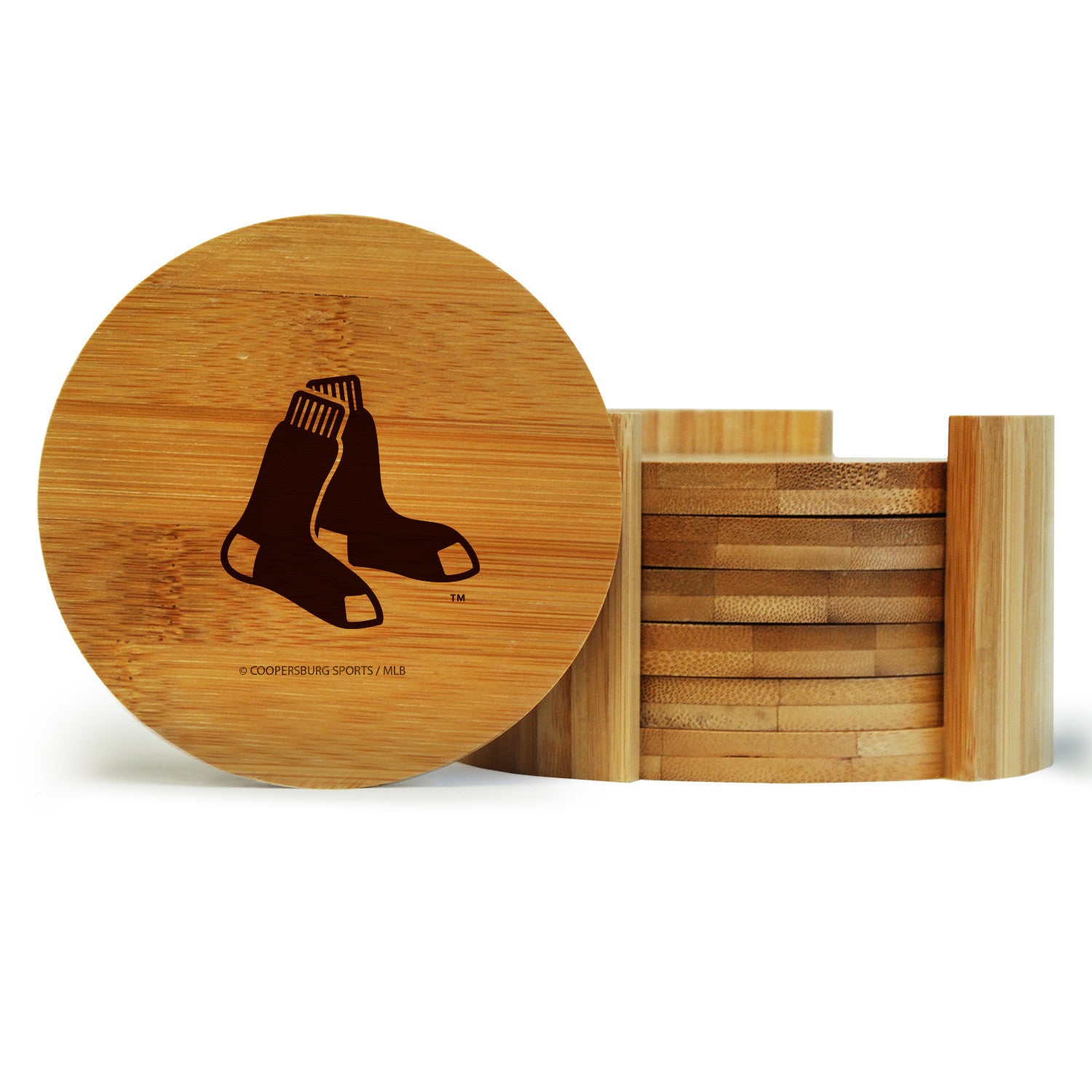 Boston Red Sox Bamboo Coasters
