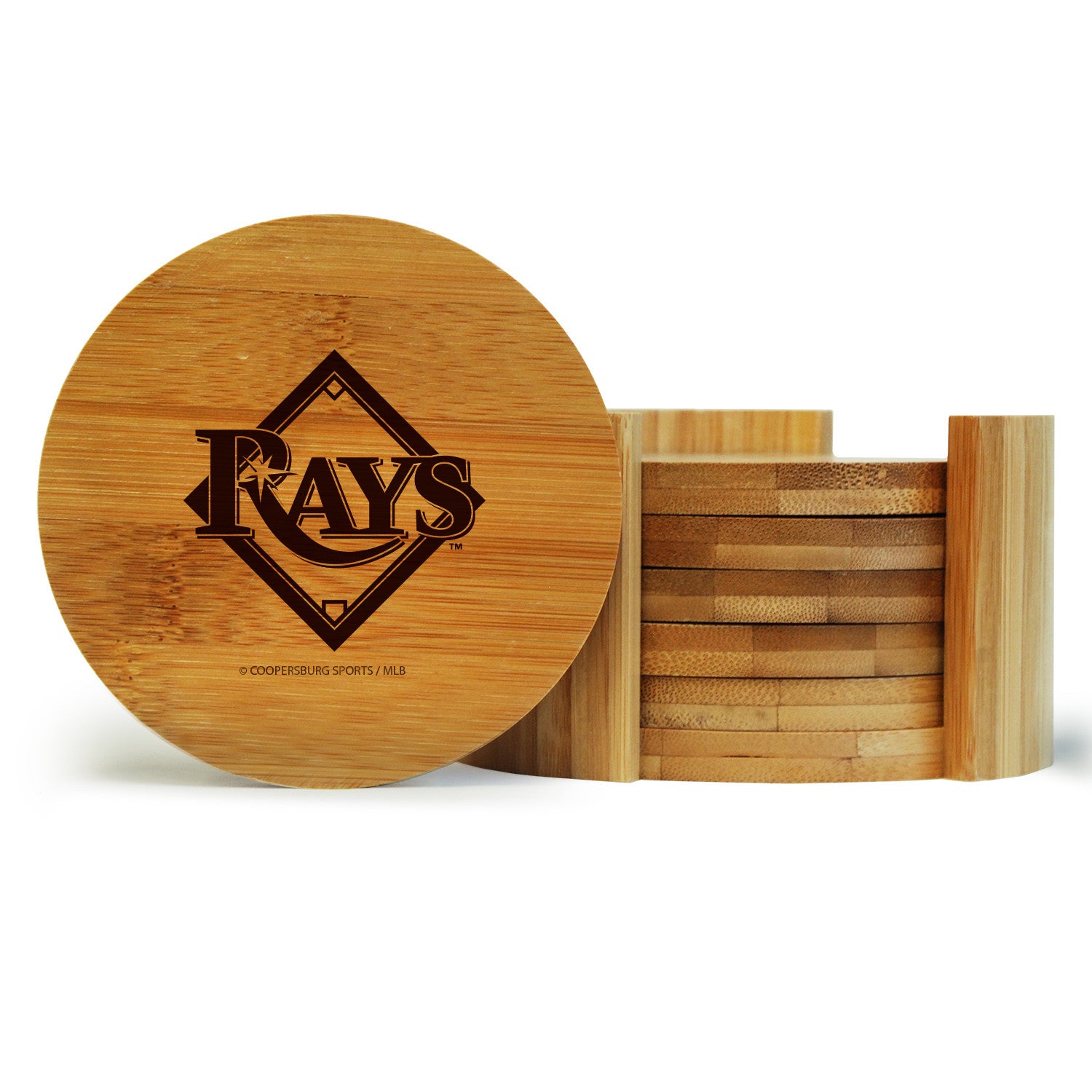 Tampa Bay Rays Bamboo Coasters